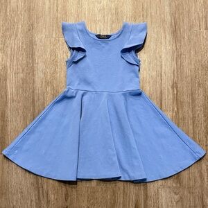 Polo Ralph Lauren Light Blue Flutter Sleeve Dress
